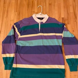 Mens Lands End Rugby Shirt size XL